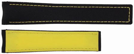 Tag Heuer Aquaracer 20mm Black & Yellow Fabric Strap FC6362